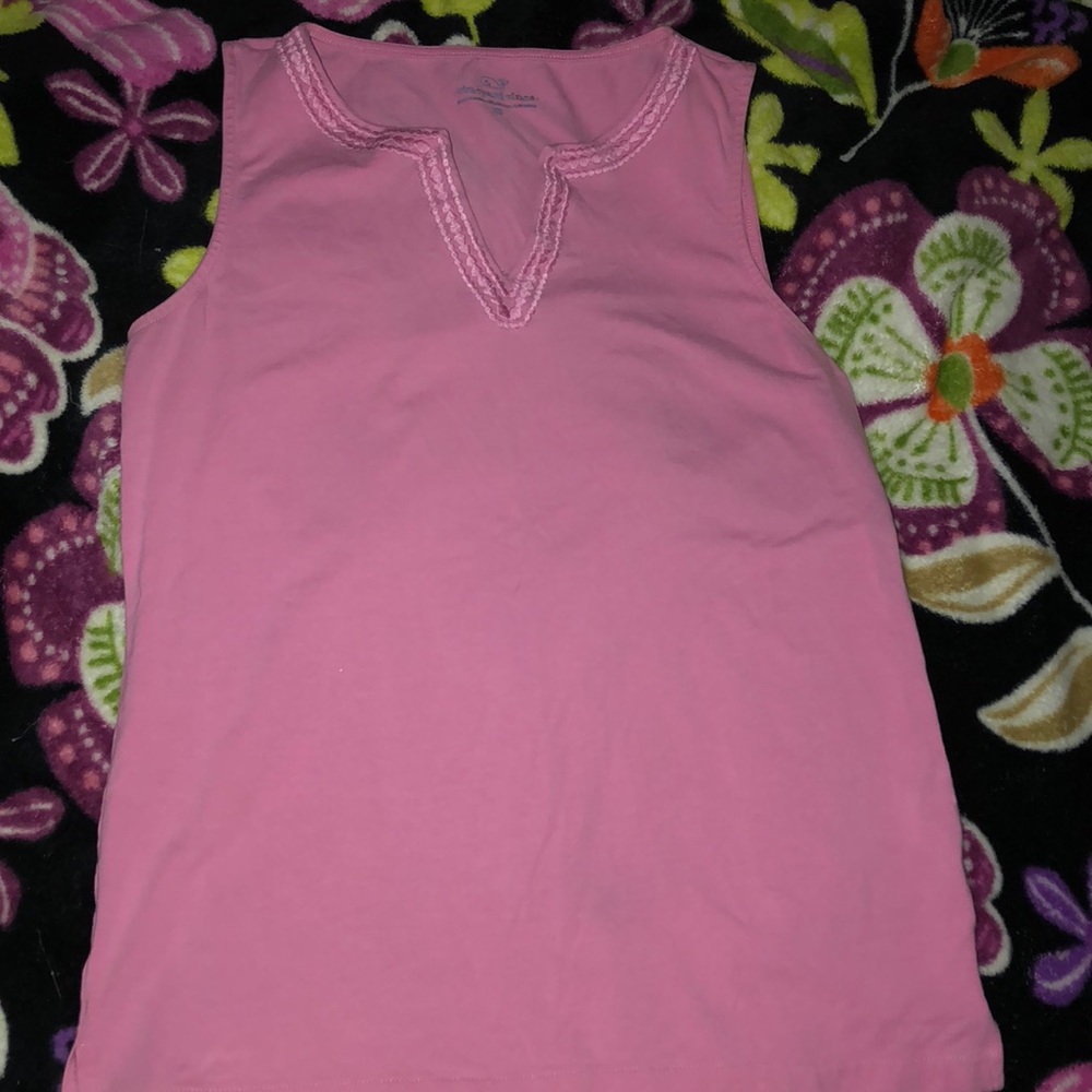 Vineyard Vines Sleeveless Pink Blouse